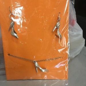 Necklace and earrings